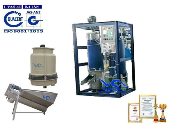 Máy làm đá sạch 400KG IVA 0.4T iNox mới 100%